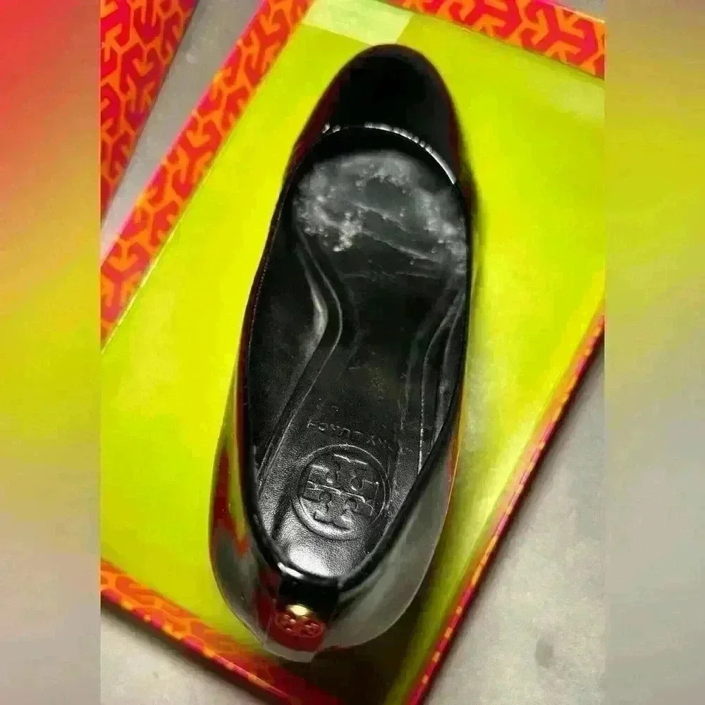 Tory Burch Pumps “Leah” Mid-Heel Women’s Size 8